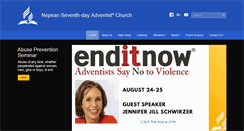 Desktop Screenshot of nepeanadventist.org