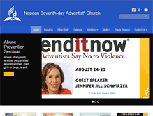 Tablet Screenshot of nepeanadventist.org